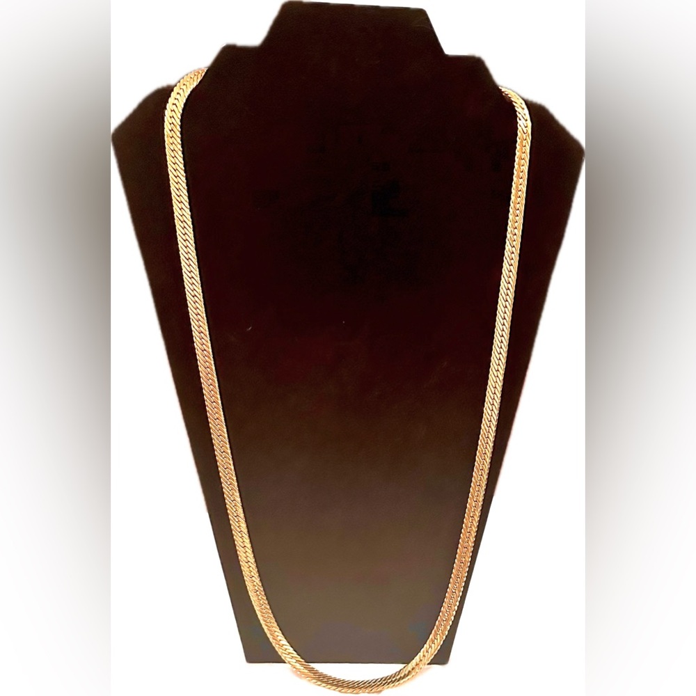 Elegant Gold Tone Givenchy Necklace Approximately 30” Necklace, Vintage
